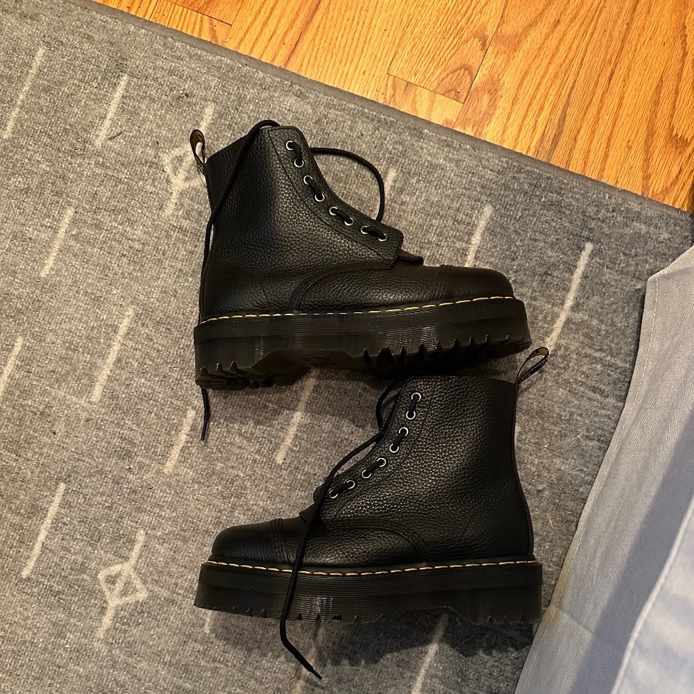 Dr. Marten's Sinclair Platform Boots, Black, US10